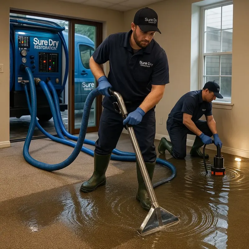 Water Extraction and Removal process in Lindenhurst, IL